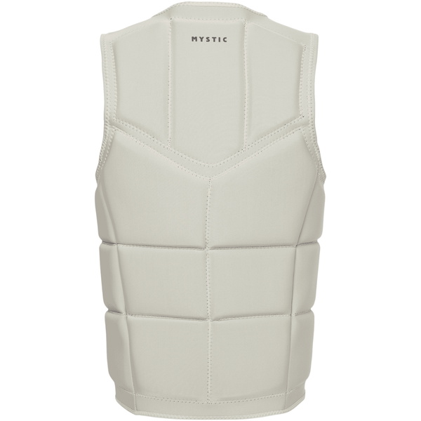 2026 Mystic Mens Star Front Zip Wake Impact Vest 35005.240245 - Dirty White